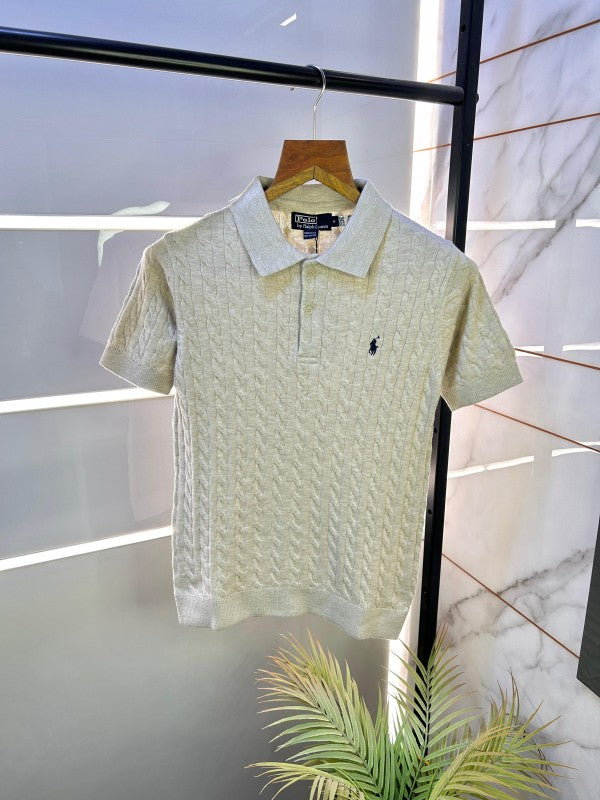 BUY 1, GET 3 - Polo Set Imported Collar Neck Premium T-shirt F2409-CR