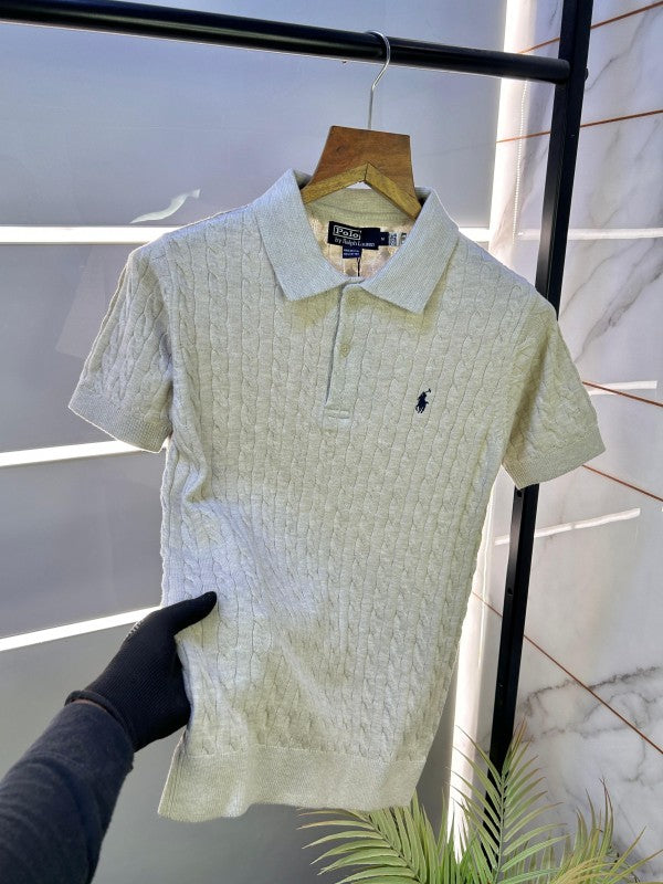 BUY 1, GET 3 - Polo Set Imported Collar Neck Premium T-shirt F2409-CR