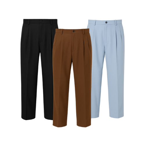 THE STRUCTURED CHINO SET — BUY 1, GET 3 