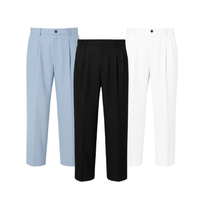 THE STRUCTURED CHINO SET — BUY 1, GET 3 