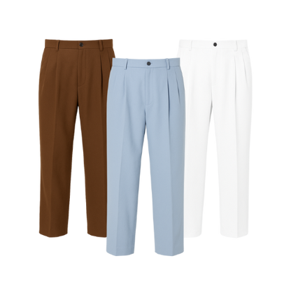 THE STRUCTURED CHINO SET — BUY 1, GET 3 